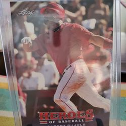 Albert Pujols 2015 Panini Leaf Heroes Of Baseball Insert Baseball Card 
