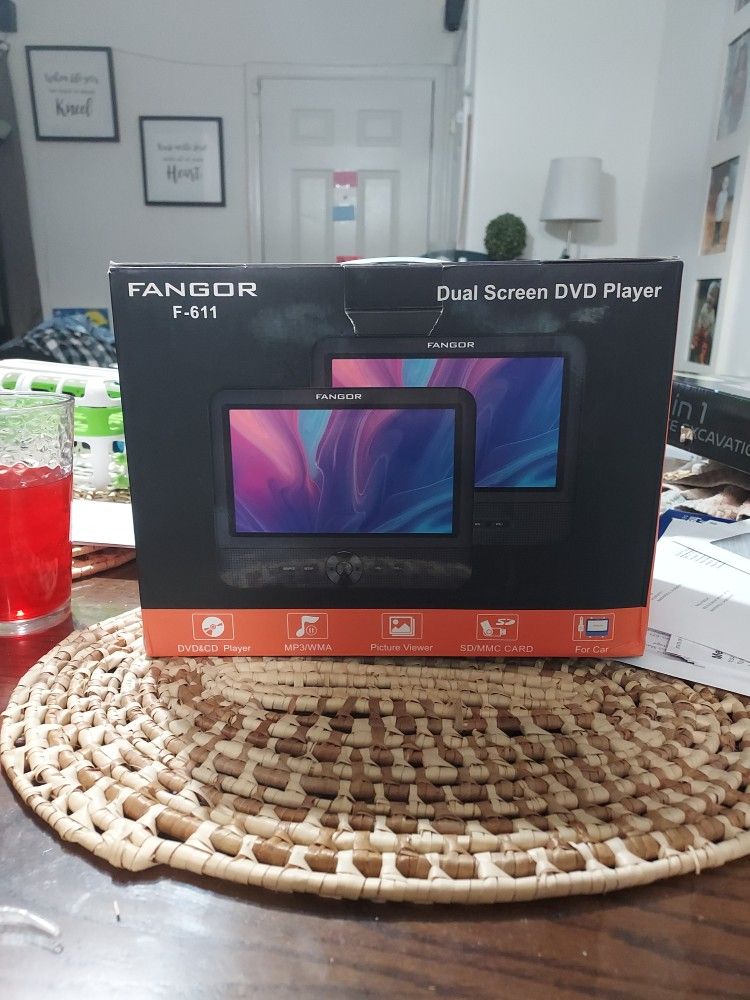 Fanger Dual Screen DVD Player