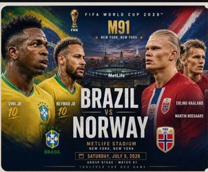 Brazil vs Norway quarter final metlife stadium