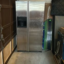2 door stainless steel refrigerator 