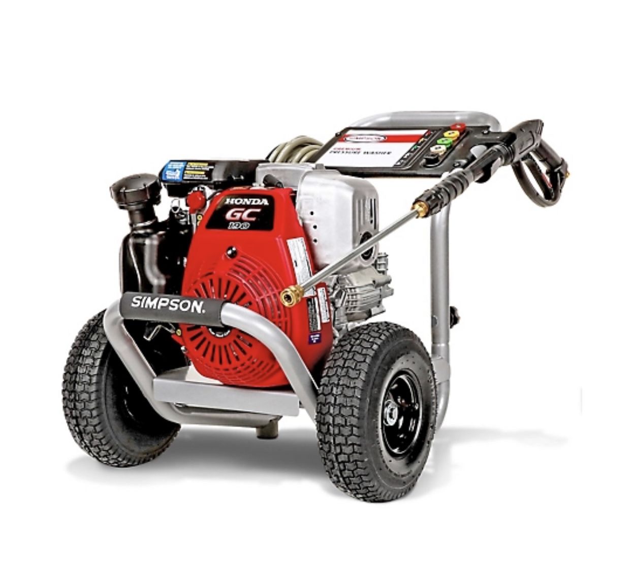 SIMPSON 3,300 PSI 2.4 GPM Gas Cold Water MegaShot Premium Pressure Washer with Honda GC190 Engine