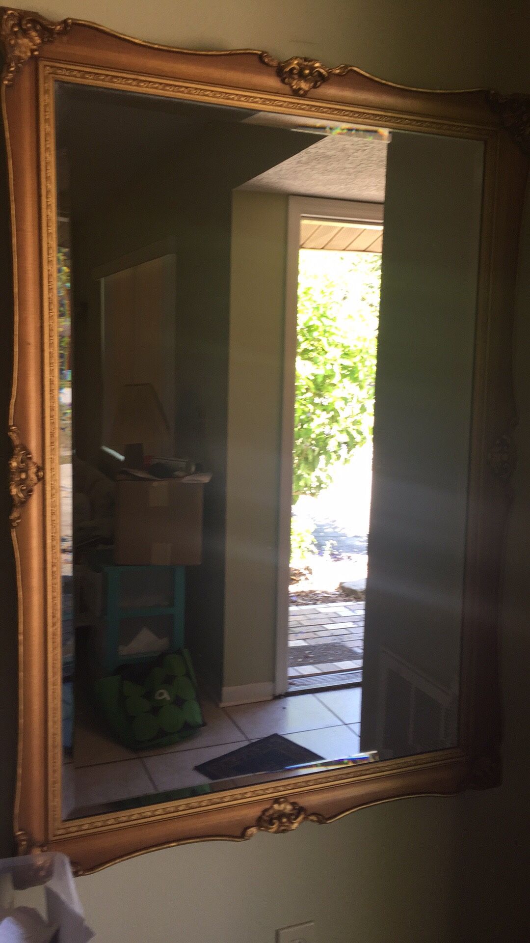 Vintage mirror $195 perfect condition/beveled