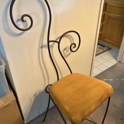 Vintage Whimsical Orange MCM Chair With A Flare