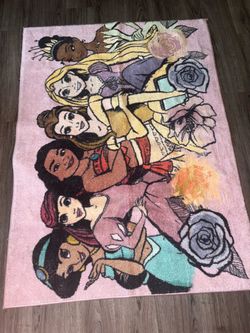 Disney princess rug