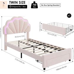 Twin Size Bed