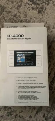 Universal Remote Control KP-4000 Network Keypad
