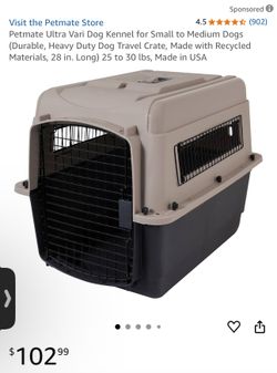 Petmate Ultra Vari Dog Kennel for Small to Medium Dogs