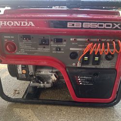 Honda EB6500X Gasoline Generator Low Hours