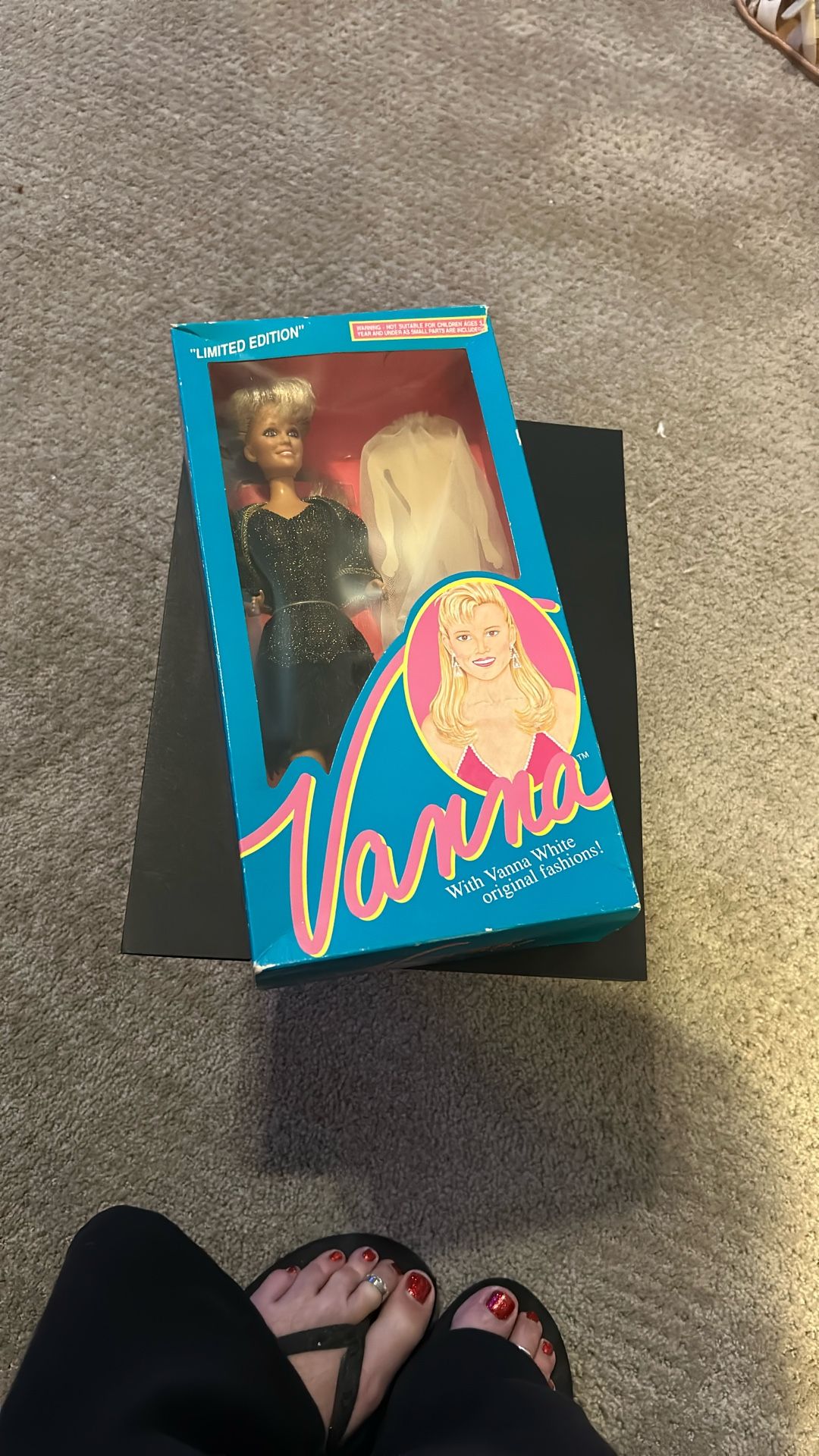 Vintage 1990 Vanna White Barbie Collectable 