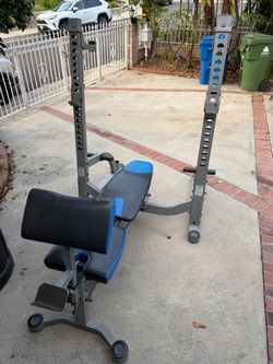 Nautilus Bench Press/ Squat Rack