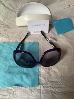 New Emilio Pucci Sunglasses With Verification Card
