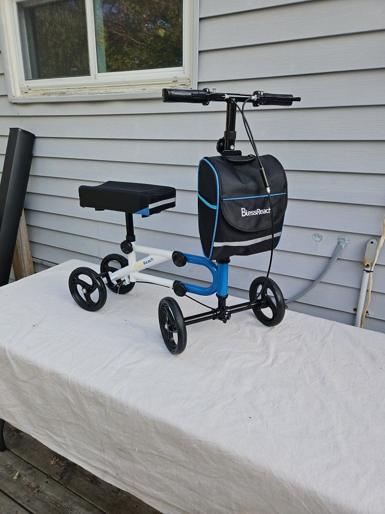 BlessReach 4 Wheel Knee Scooter