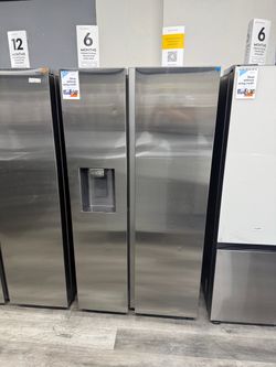🔥 SAMSUNG STAINLESS STEEL SIDE BY SIDE REFRIGERATOR WITH WATER DISPENSER & ICEMAKER 🔥