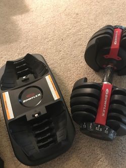 Bowflex adjustable Dumbbells! SelectTech 50lb