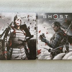 Ghost Of Tsushima V2 Custom made Steelbook/SteelUp Case PS4/PS5/Xbox (No Game)