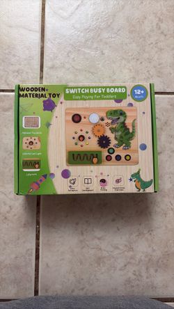 Wooden Switch Busy Board Toy