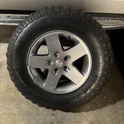 Jeep Wheels 17” With Tires 