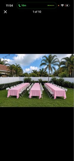 Folding Tables and Chairs Set