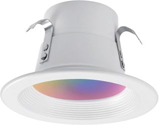 GLOBE Electric Wi-Fi Smart 4” LED Recessed Light RGB Voice Control 600LM