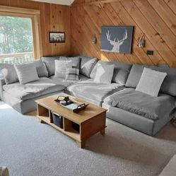 GREY CLOUD BRAND NEW SECTIONAL SAME DAY DELIVERY 