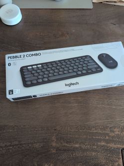 NEW Logitech keyboard and mouse (pebble 2 combo)