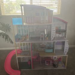 5ft Pink Barbie Dream House 