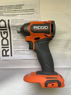 RIDGID. 18V Lithium Ion Cordless Brushless 4-Mode Sub-Compact 1/4” Impact Driver (Tool Only ).