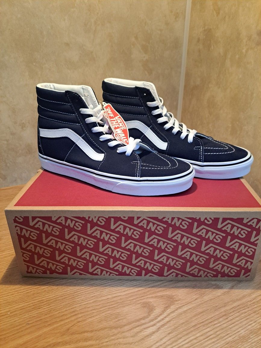 NEW Van's Sk8-Hi Parisian Night/True White VN0A5JMJ4W6