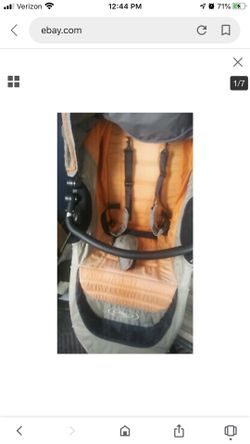 Baby jogger city mini stroller in orange With lap bar