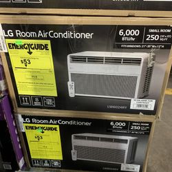 Air Conditioner LG 6,000 BTU Window Unit 