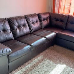 Leather Sofa 