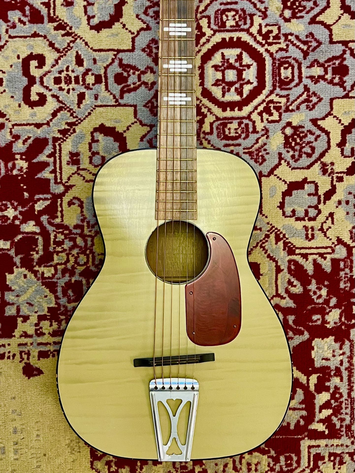 Vintage 1961 Harmony Stella H927 Parlor Guitar w/ Gig Bag