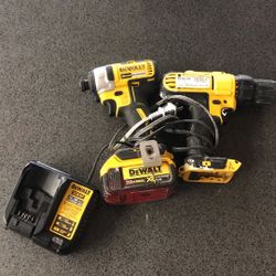 Dewalt Cordless Drill Driver & Impact Driver