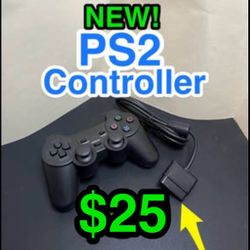 🎮 🆕 NEW PlayStation 2 Controllers (wired) 🎮