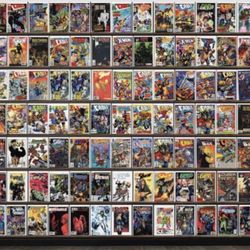 100+ Comics Bagged And Boarded DC, marvel And Image++