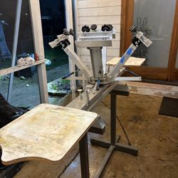 Screen printing press