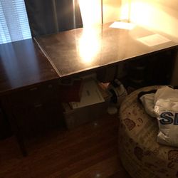 Large Solid Wood Desk
