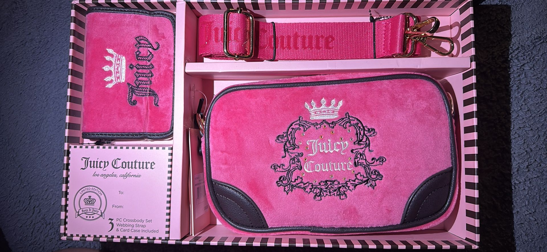 Juicy couture mini purse and wallet