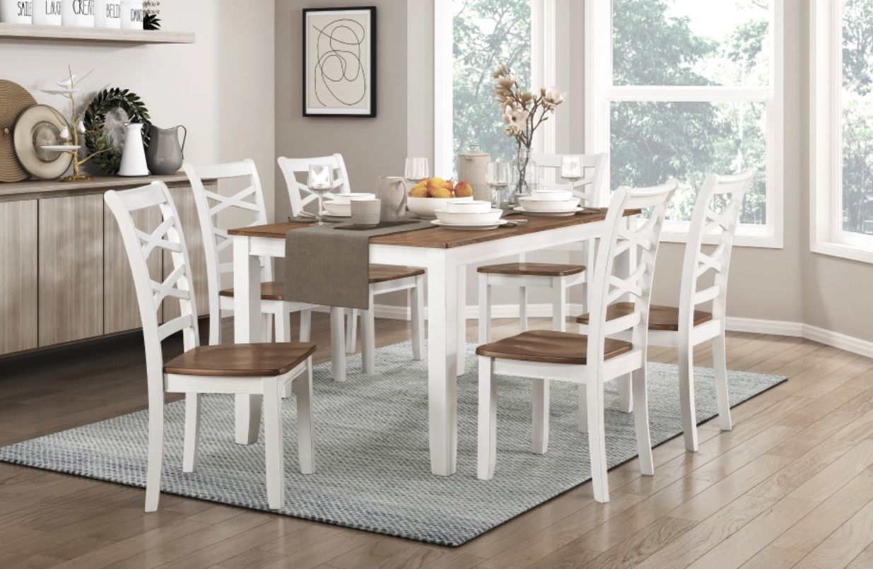 7 Pc Dining Table No Credit Needed $10 Down 