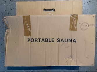 Portable sauna blue