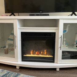 54” TV Stand with Fireplace!!!