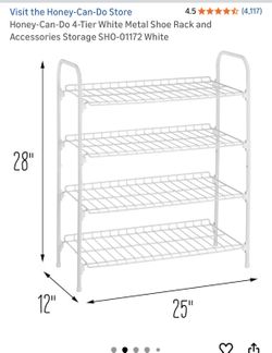 2 Shoe Racks