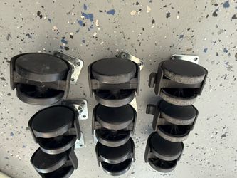 Swivel Plate Caster Wheels Set of 9