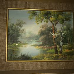 WILDERNESS MEDIUM SIZED PAINTING!!!