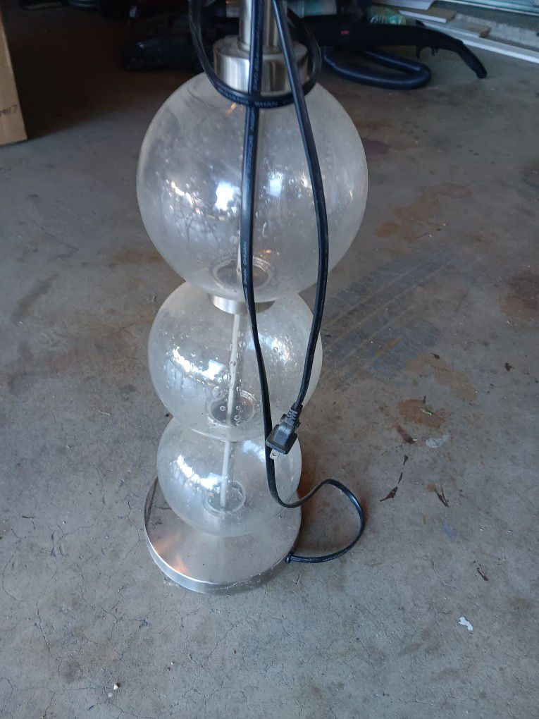 Glass Globe Lamp