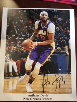 Anthony Davis Autograph