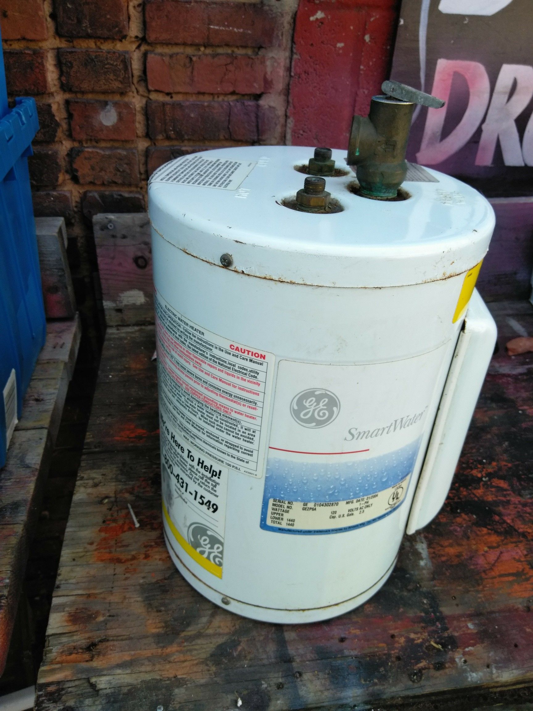 Small Hot Water Heater.
