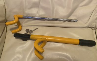 Steering Wheel Lock with Keys Adjustable