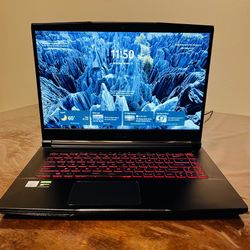 [Pickup in Upland or Pomona - Only $300!] MSI Gaming Laptop MS-16R5 Thin Win 11 Core i5-10300H 2.5GHz GTX 1650 8GB RAM 256GB SSD 15.6"