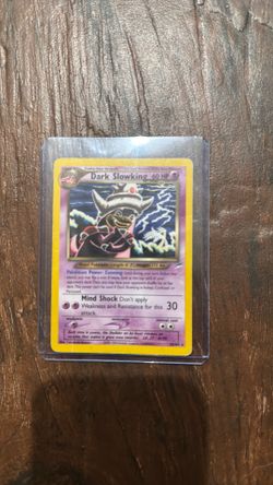 Dark slow king first edition pokemon